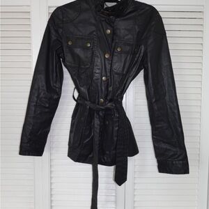 Banana Republic Black Belted Jacket